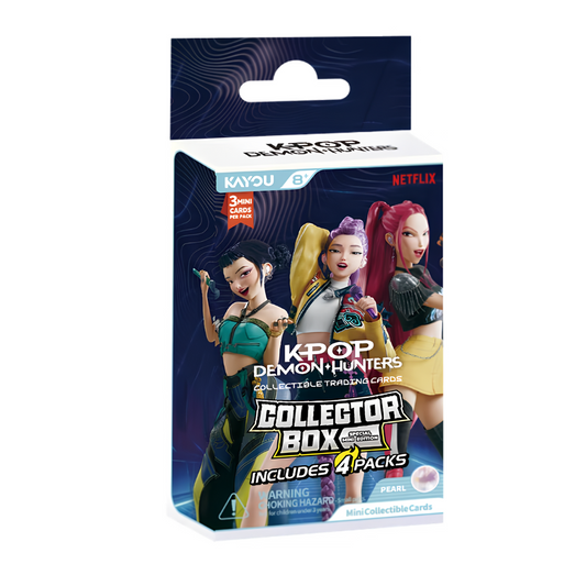 KPop Demon Hunters Collectible Trading Cards: Special Mini Edition Premium Collector Box (001-NA) - 4-Pack