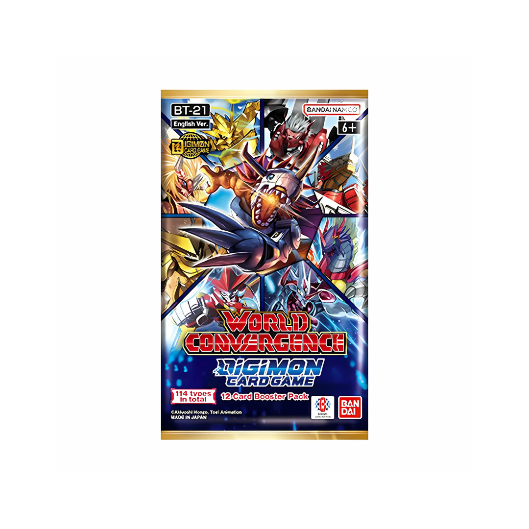 [ENG] DIGIMON CARD GAME BOOSTER BOX WORLD CONVERGENCE [BT-21]