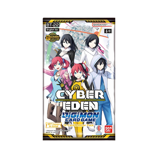 [ENG] DIGIMON CARD GAME BOOSTER BOX CYBER EDEN [BT-22]