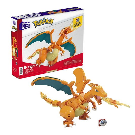 Mega Pokémon Building Toys Set Charizard with 222 Pieces