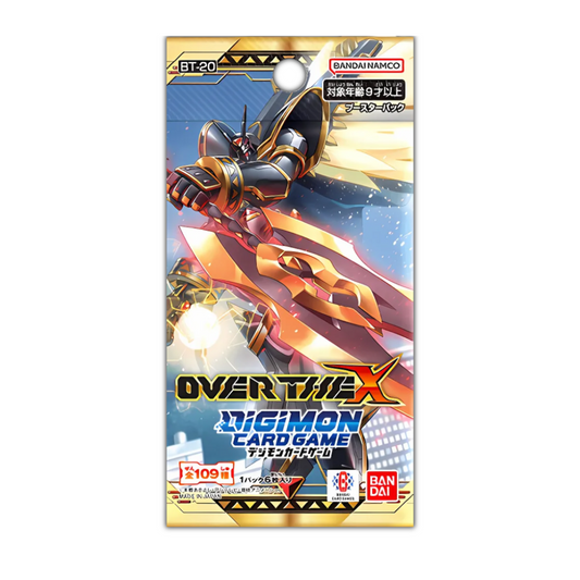 JAPANESE DIGIMON CARD GAME BOOSTER PACK OVER THE X [BT-20]