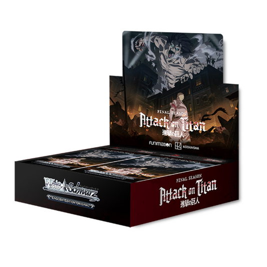 Weiss Schwarz: Attack On Titan Final Season Booster Display [ENG]