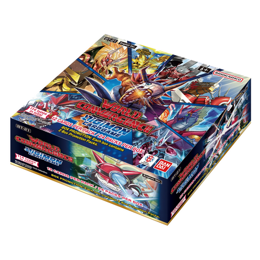 [ENG] DIGIMON CARD GAME BOOSTER BOX WORLD CONVERGENCE [BT-21]
