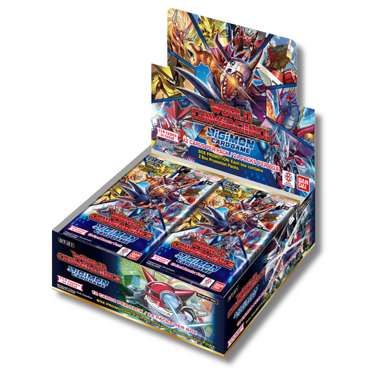 [ENG] DIGIMON CARD GAME BOOSTER BOX WORLD CONVERGENCE [BT-21]