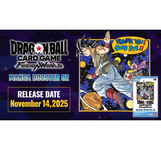 DRAGON BALL SUPER TCG: FUSION WORLD MANGA BOOSTER (SB02) [PRE-ORDER]