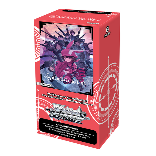 Weiss Schwarz: SAO Alternative [ENG] Gun Gale Online 2 Extra Booster Display
