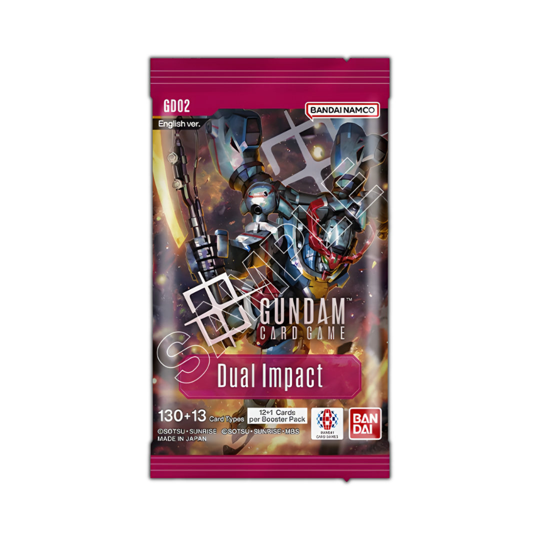 gundam card game dual impact booster box Mobile Suit Gundam With 143 total card types including 50 Commons GUNDAM CARD GAME: (English Print)