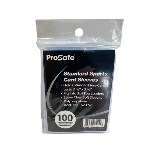 ProSafe: Standard Sports Card Sleeves 100 Count