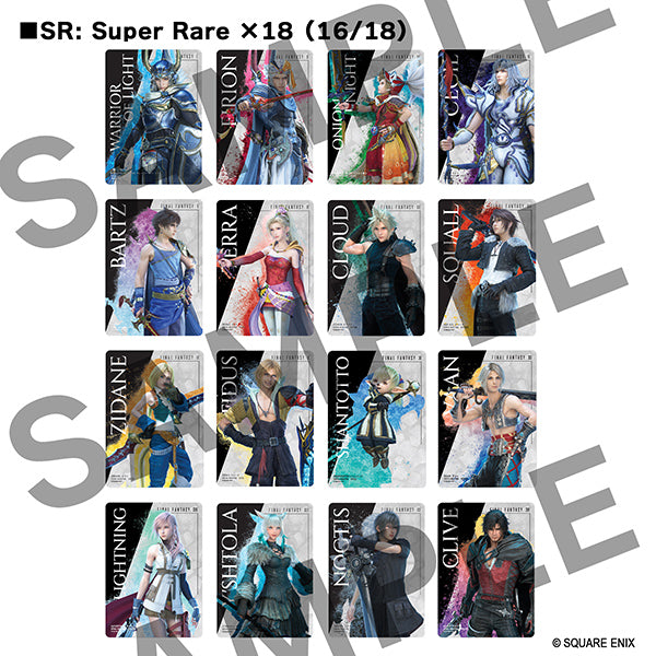 Square Enix Gallery Cards: Vol. 01- Final Fantasy 40th Anniversary Collection Booster Display (10 Packs)