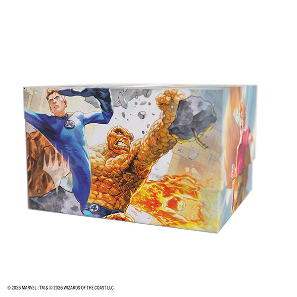 Deckbox: MTG Soft Crate 100+ XL Sideloading- Marvel Super Heroes- The Fantastic Four/Go Nuts!