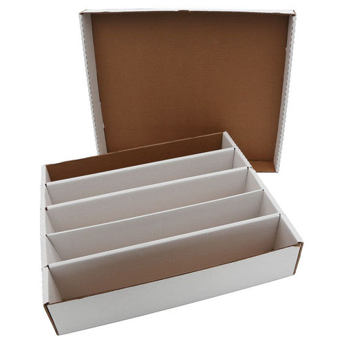 BCW SUPPLIES: CARD BOX - 5000CT 5-ROW SUPER MONSTER WITH 1/2 LID CARDBOARD (25CT) (1-BX-SMON)