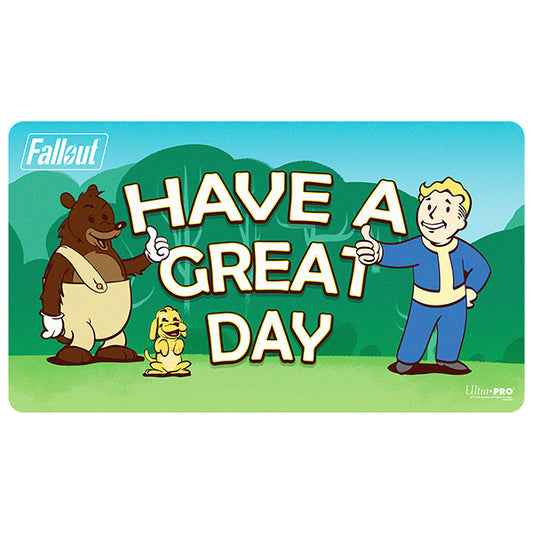 Ultra•Pro Playmat: Fallout Vault Boy- Have a Great Day
