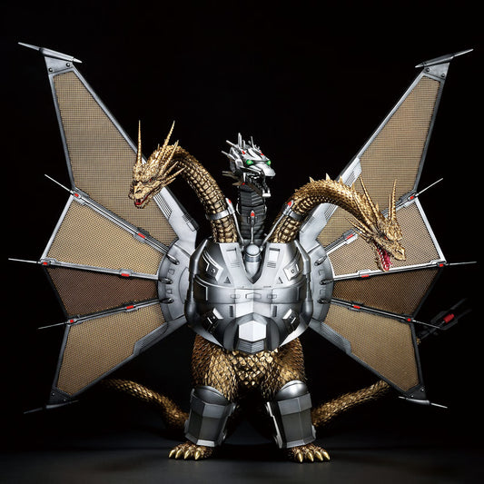 Godzilla Figure: Ichibansho Sofvics Figure- Mecha-King Ghidorah (1991)
