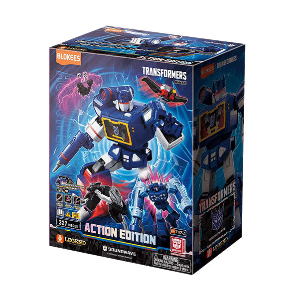 Transformers Blokees: 8-inch Action Light Up Model Kit- AE03 Soundwave