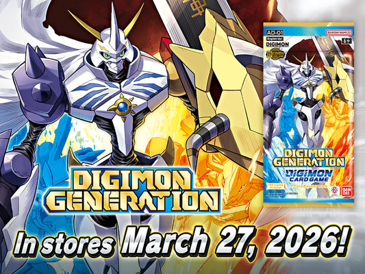 DIGIMON CARD GAME ADVANCED BOOSTER DIGIMON GENERATION [AD-01] PRE-ORDER