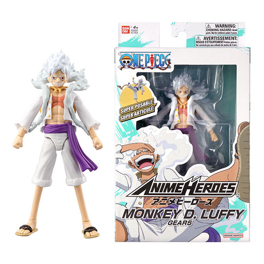 One Piece Figure: Anime Heroes- Monkey D. Luffy, Gear 5