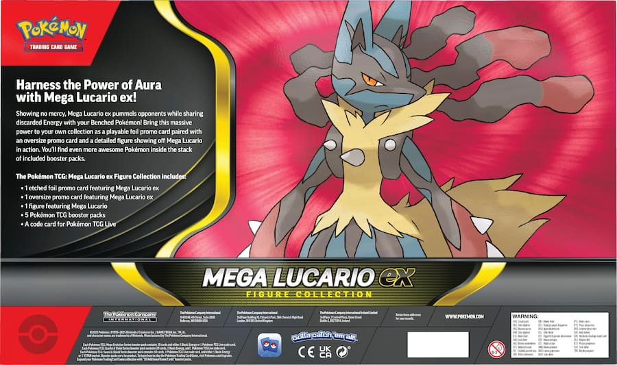 Pokemon TCG: Mega Lucario ex Premium Figure Collection