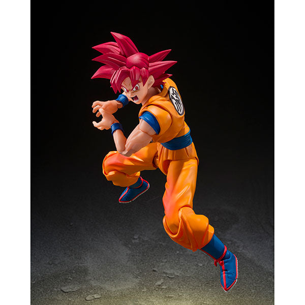 Dragon Ball Figure: Tamashii Nations S.H. Figuarts- Super Saiyan God Son Goku (God Aura)