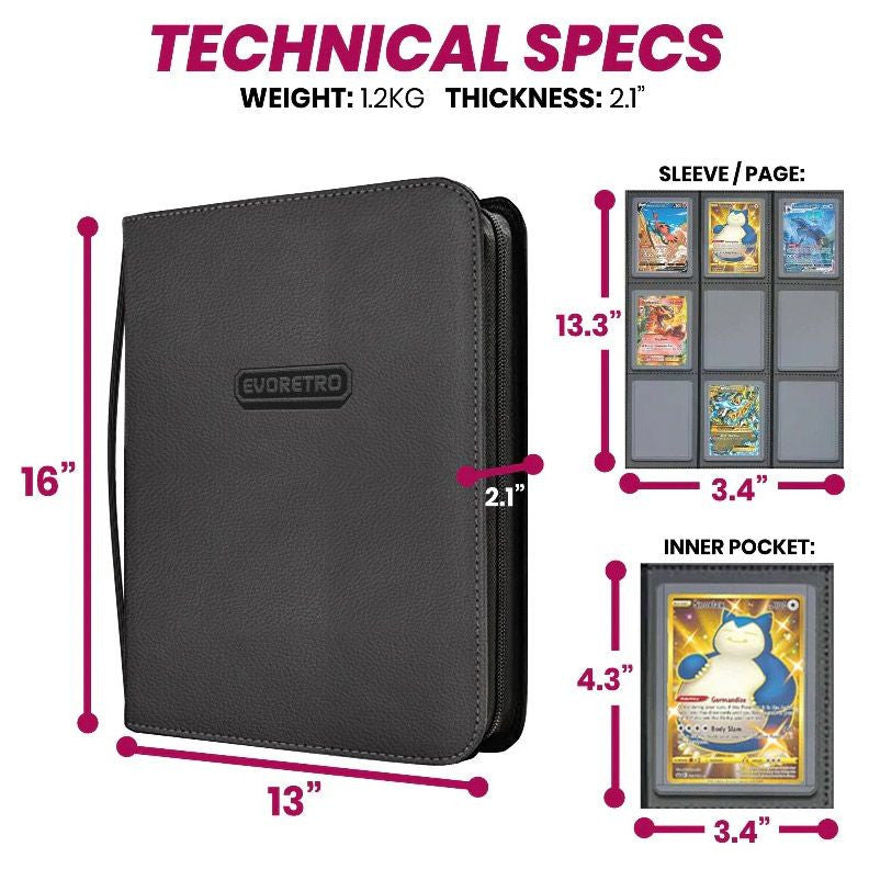 Evoretro - Toploader Binder: Purple 216