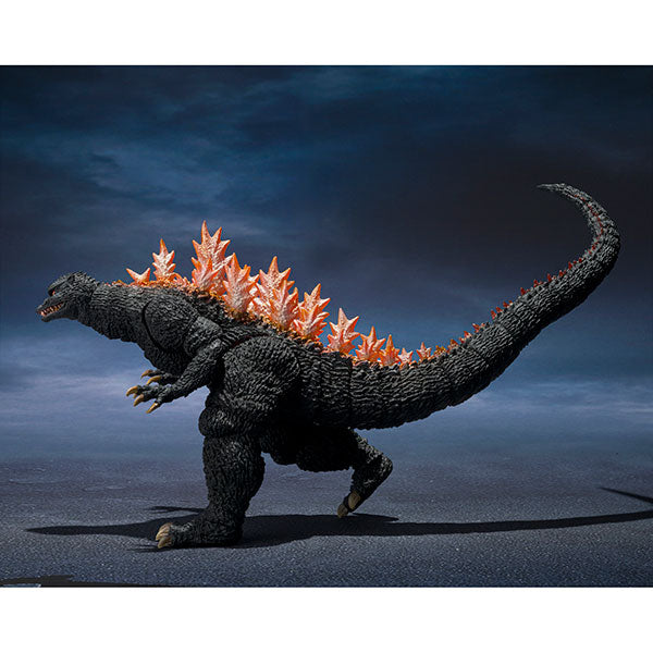 Godzilla Figure: Tamashii Nations S.H. MonsterArts- Godzilla [2004] Heat Ray Ver. VS New Gotengo
