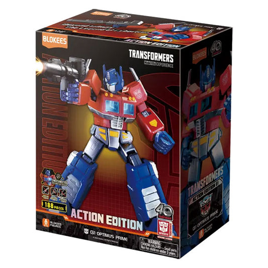 Transformers Blokees: 8-inch Action Light Up Model Kit- AE01 G1 Optimus Prime