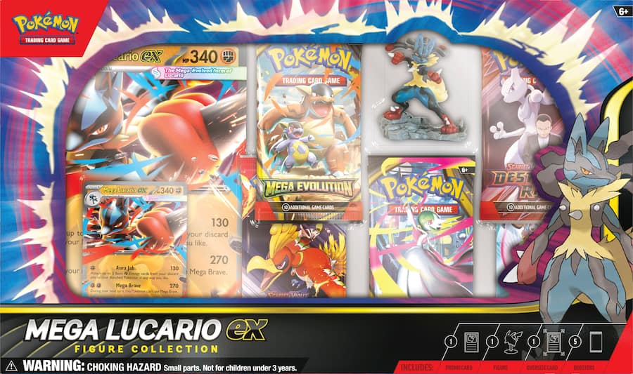 Pokemon TCG: Mega Lucario ex Premium Figure Collection