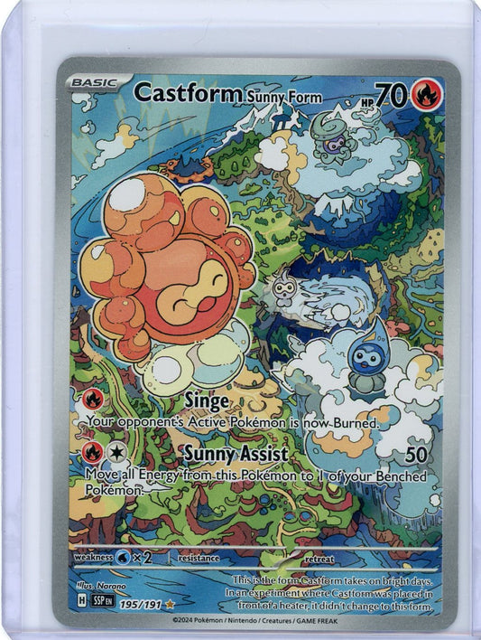Castform Sunny Form - 195/191 - SV08: Surging Sparks
