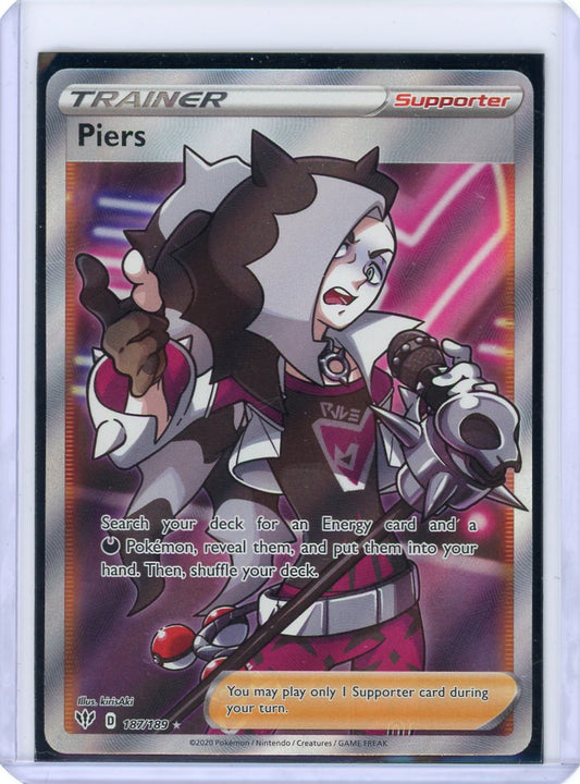 Piers (Full Art) - SWSH03: Darkness Ablaze