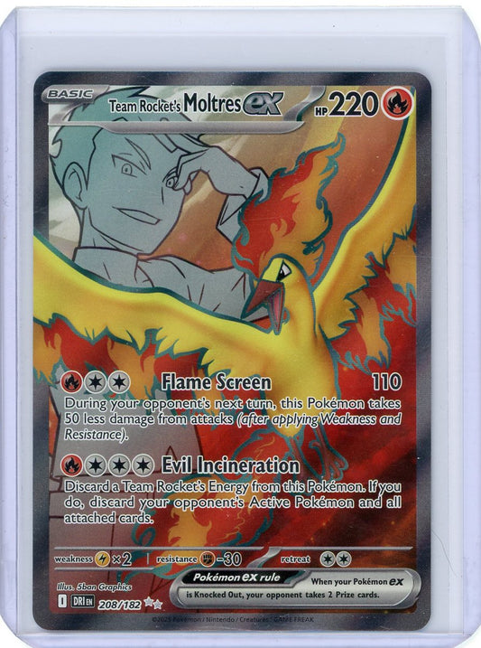 Team Rocket's Moltres ex - 208/182 - SV10: Destined Rivals