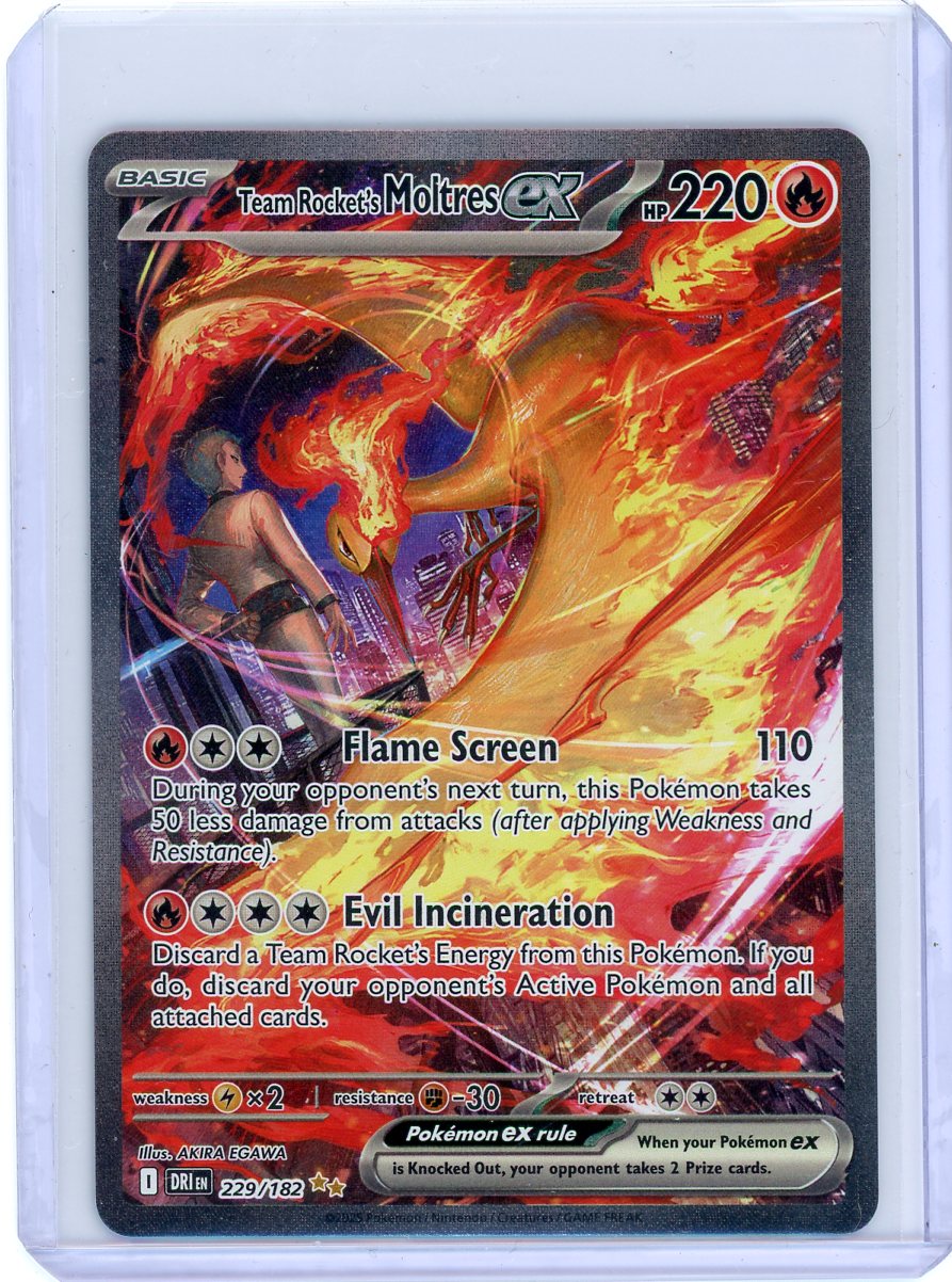 Team Rocket's Moltres ex - 229/182 - SV10: Destined Rivals