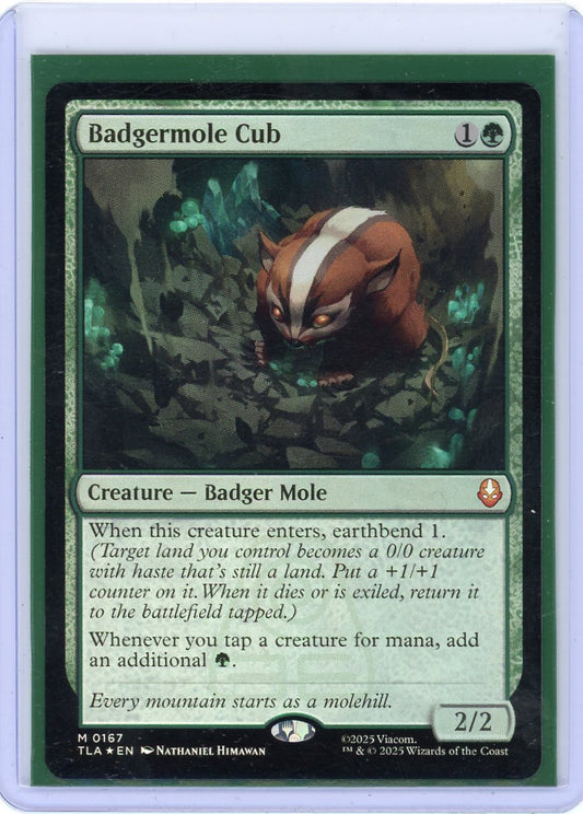 MTG Badgermole Cub - Avatar: The Last Airbender [Foil]