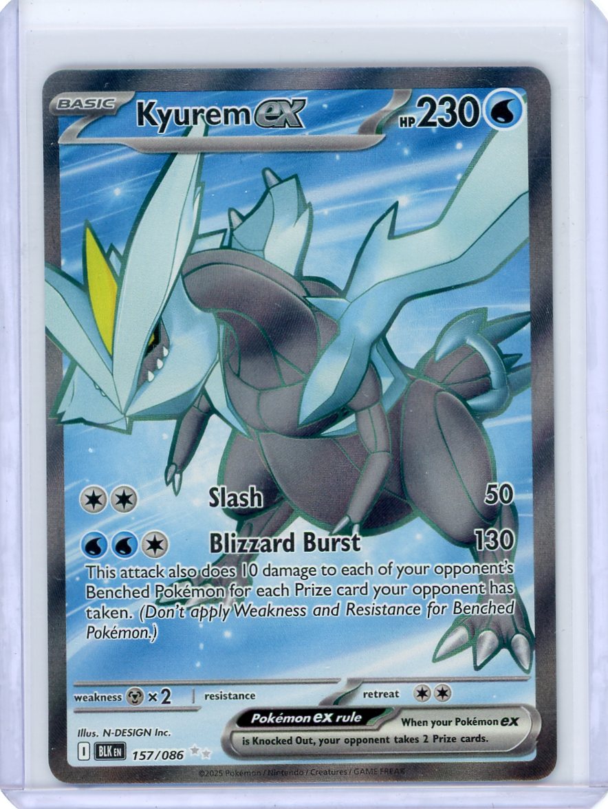Kyurem ex - 157/086 - SV: Black Bolt