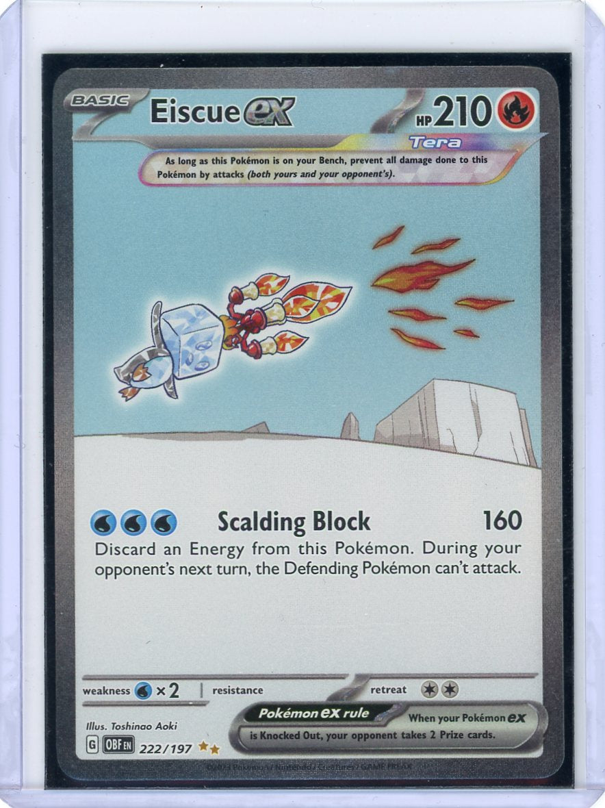 Eiscue ex - 222/197 - SV03: Obsidian Flames