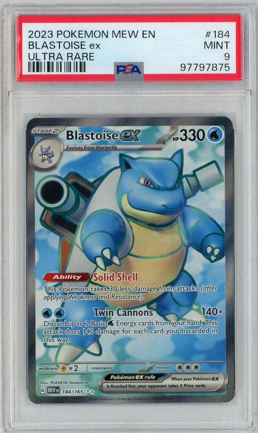 Blastoise ex - 184/165 - SV: Scarlet & Violet 151