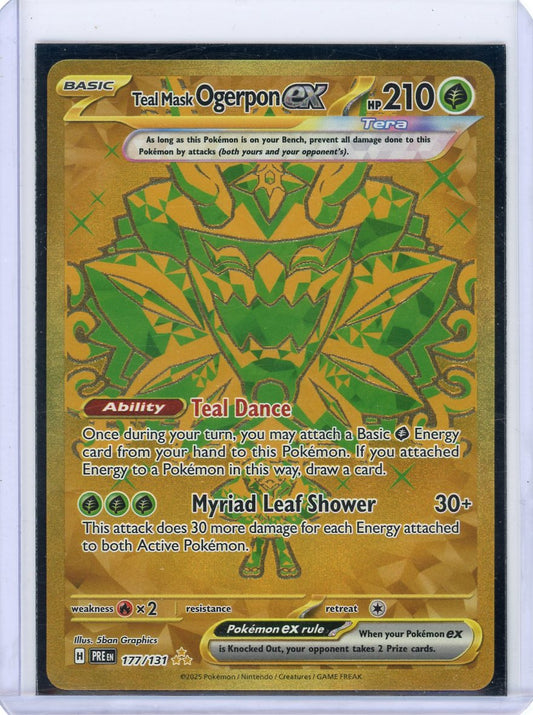 Teal Mask Ogerpon ex - 177/131- SV: Prismatic Evolutions