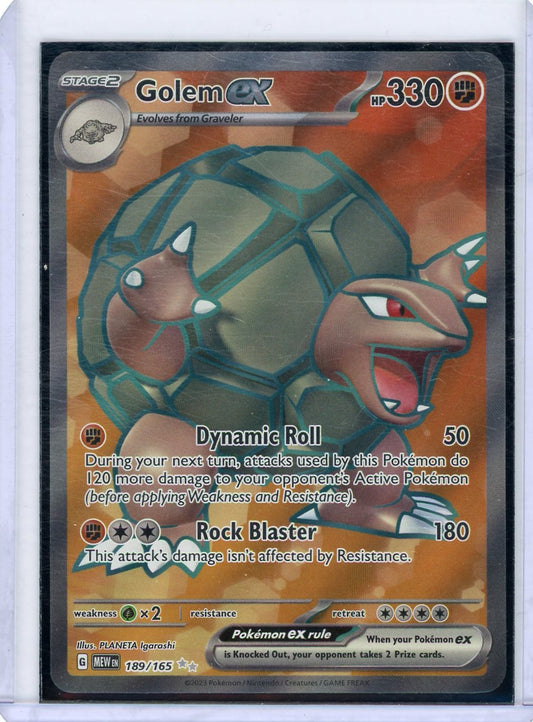 Golem ex - 189/165 - SV: Scarlet & Violet 151