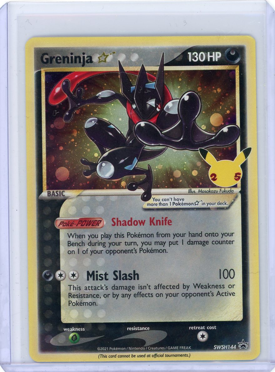Greninja Star - SWSH: Sword & Shield Promo Cards - #144 [SEALED]