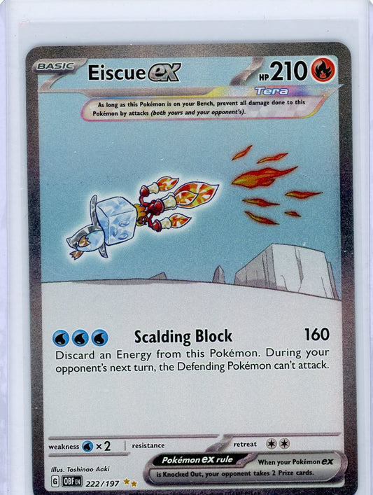Eiscue ex - 222/197 - SV03: Obsidian Flames