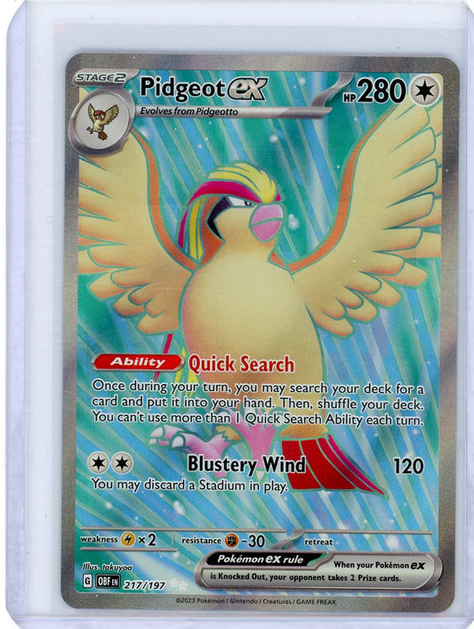 Pidgeot ex - 217/197 - SV03: Obsidian Flames