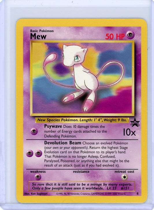 Mew (8) - WoTC Promo [LP]