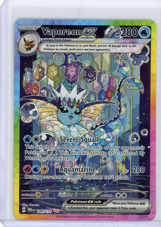 Vaporeon ex - 149/131 - SV: Prismatic Evolutions