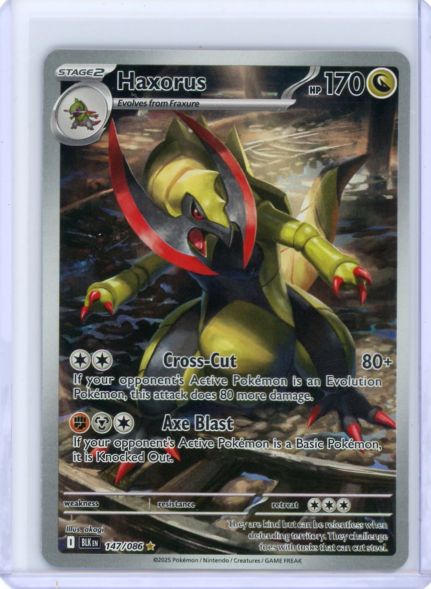 Haxorus - 147/086 - SV: Black Bolt