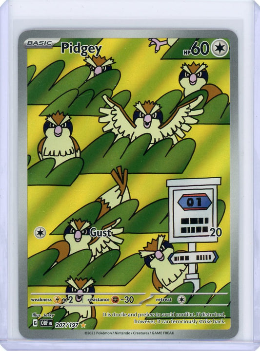 Pidgey - 207/197 - SV03: Obsidian Flames