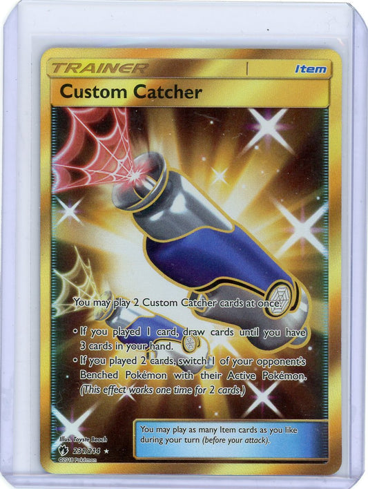 Custom Catcher (Secret) - SM - Lost Thunder