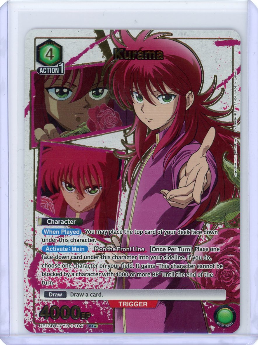 Kurama (104) (SR*) - UE13BT: Yu Yu Hakusho: Ghost Files