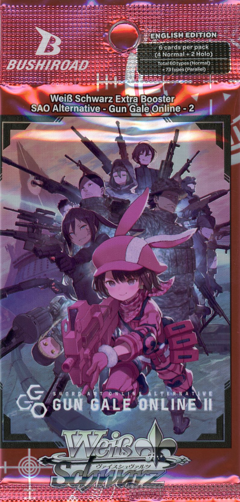 Weiss Schwarz: Extra Booster Pack - Sword Art Online Alternative - Gun Gale Online II Weiss Schwarz: Extra Booster Pack - Sword Art Online Alternative - Gun Gale Online II