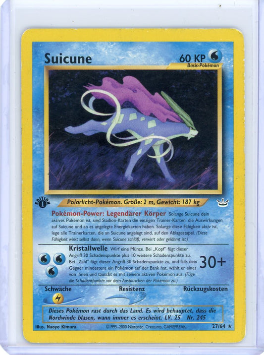 German Suicune (27) - Neo Revelation 1st Edition [MP]