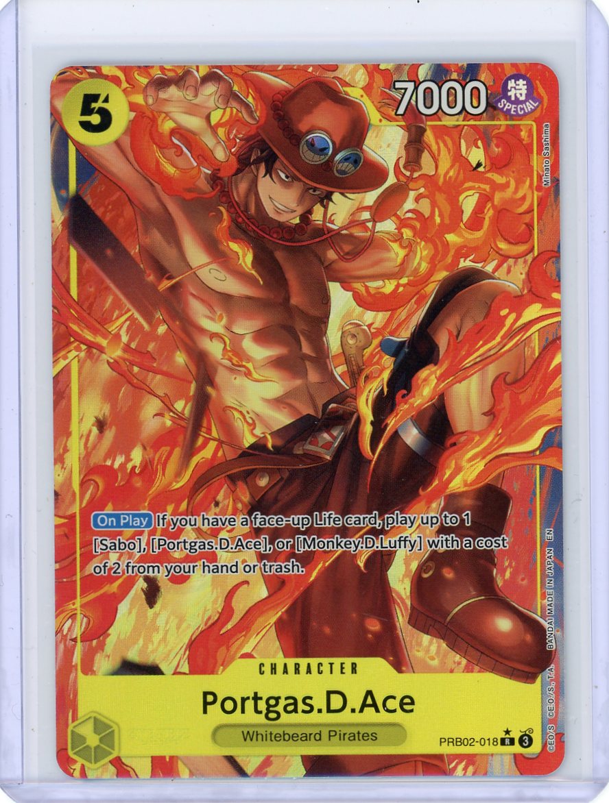 Portgas.D.Ace - PRB02-018 (Alternate Art) - Premium Booster -The Best- Vol. 2