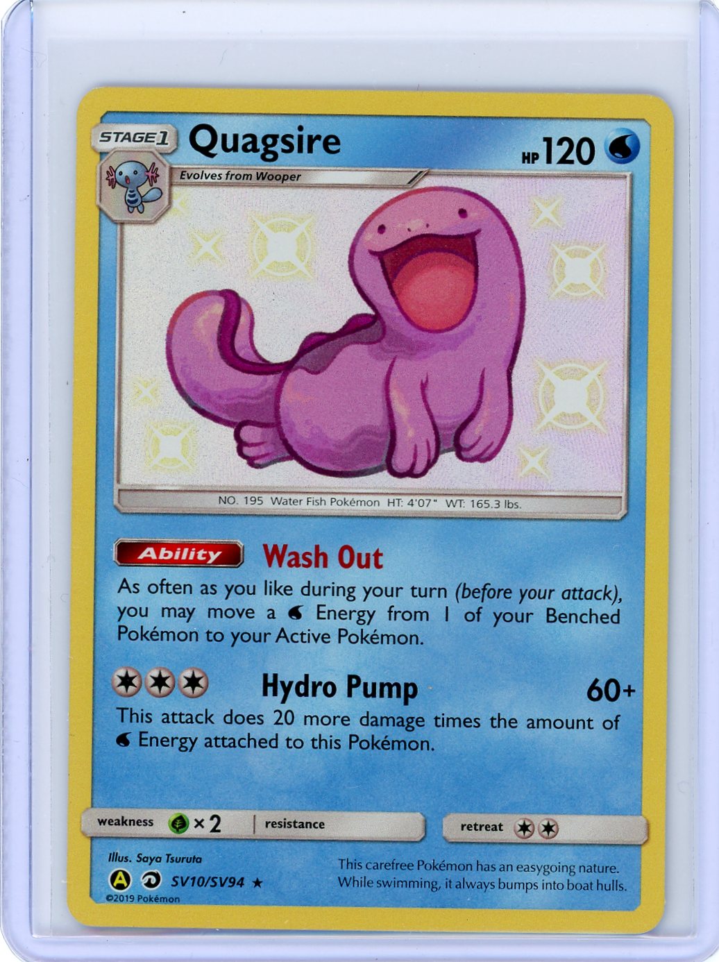 Quagsire - Hidden Fates: Shiny Vault - SV10