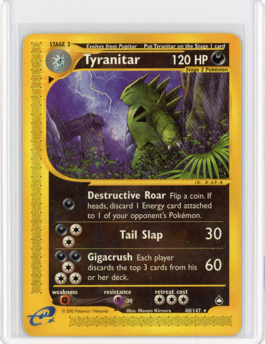 Tyranitar - Aquapolis Non-Holo #40 [HP]